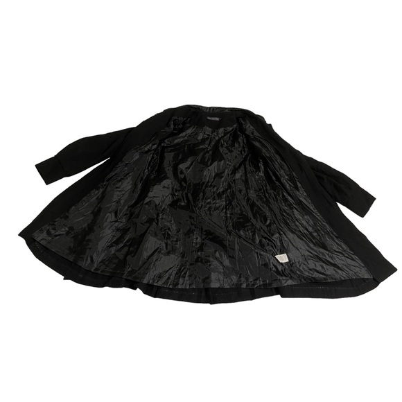 Rare Anthropologie One September Jacket Womens Small Black Snowflakes Wool Coat - Picture 15 of 15